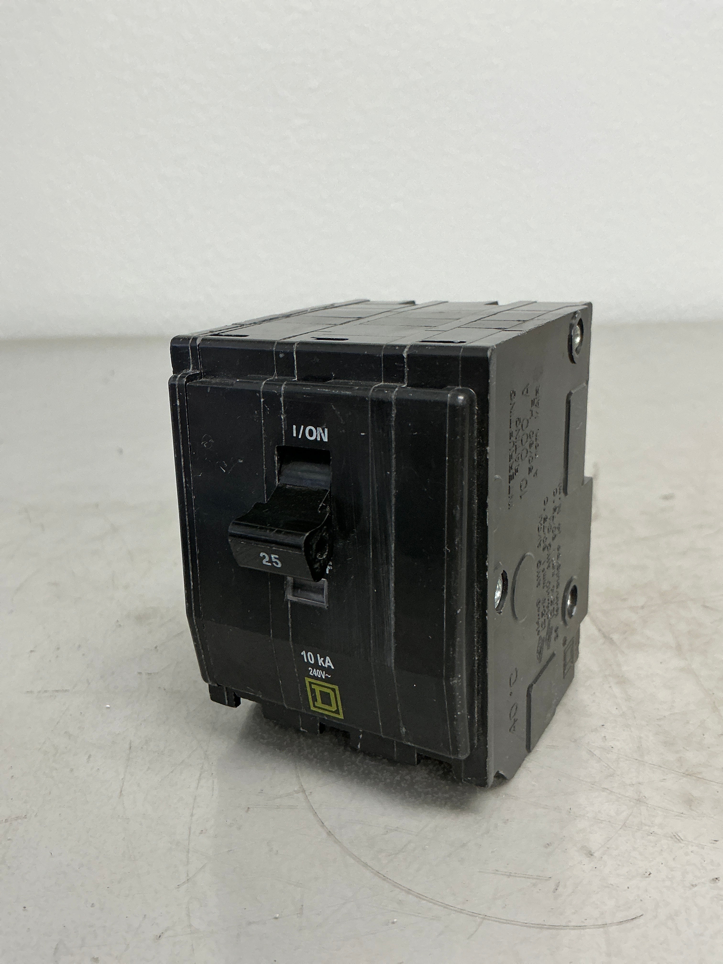 Used Square D QO325 3 Pole, 25 Amps, 240 Volts