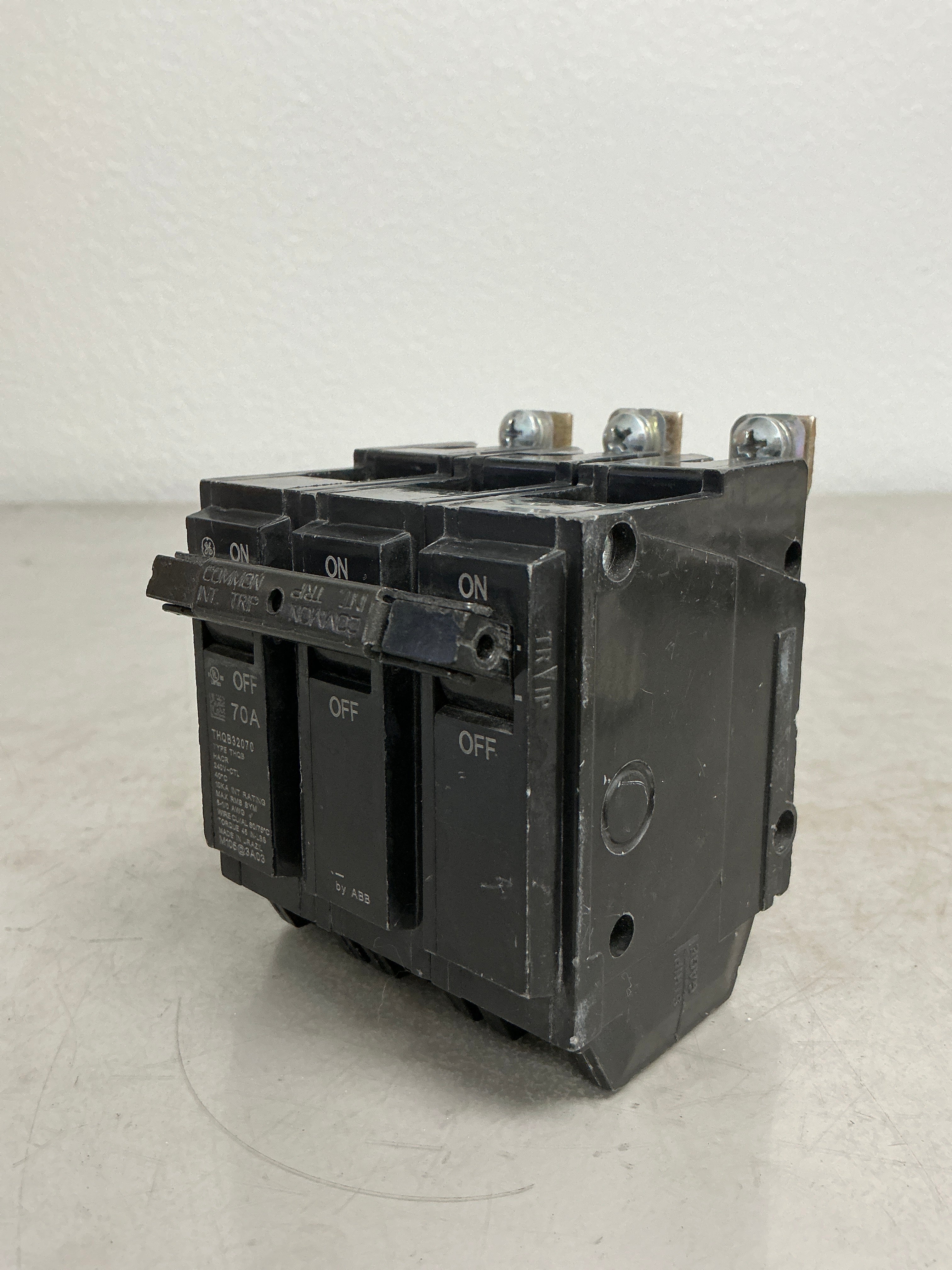 Used THQB32070 3 Pole, 70 Amps, 240 Volts