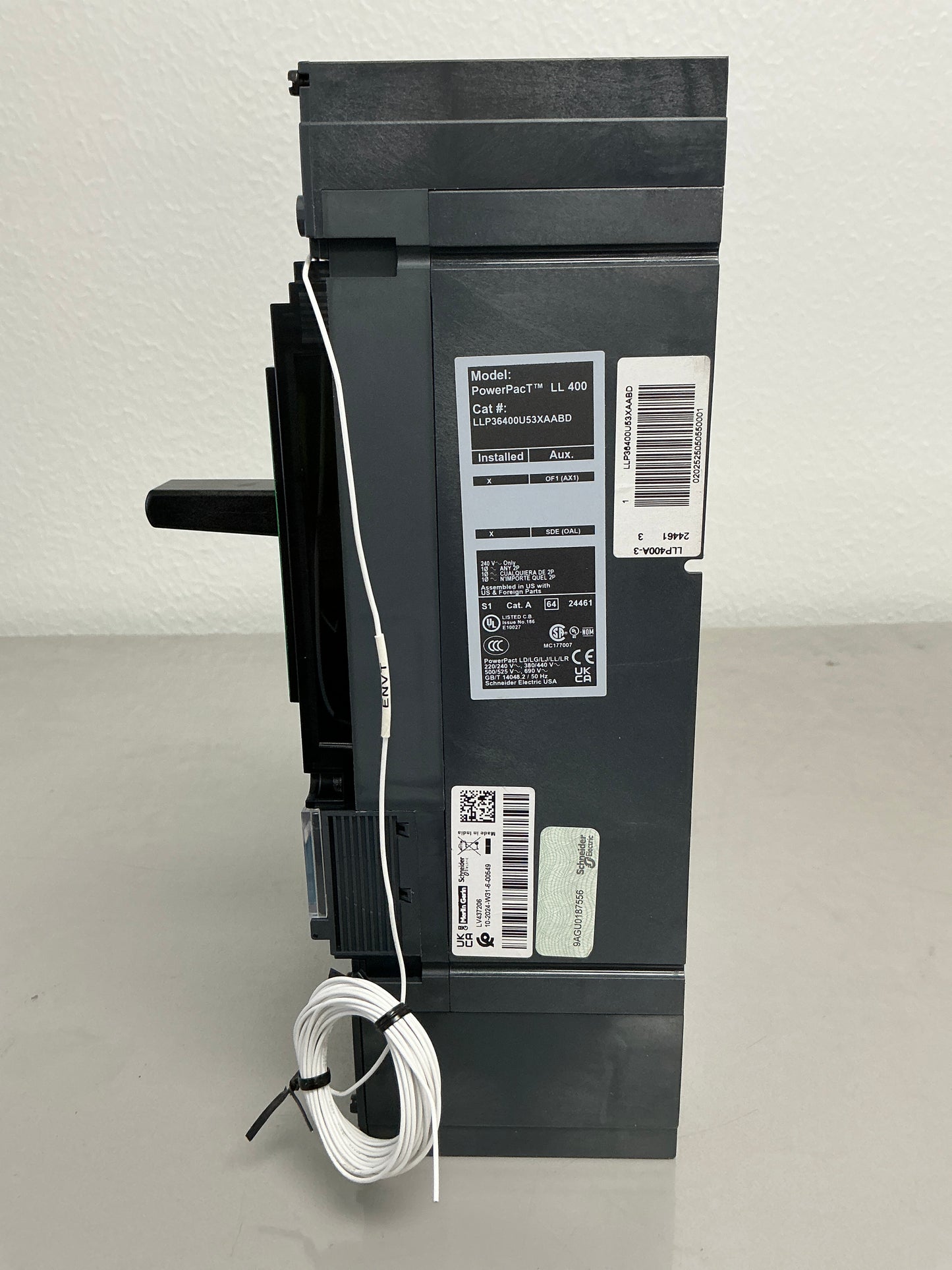 New LLP36400U53XAABD (LLP36400) 3 Pole, 400 Amps, 600 Volts