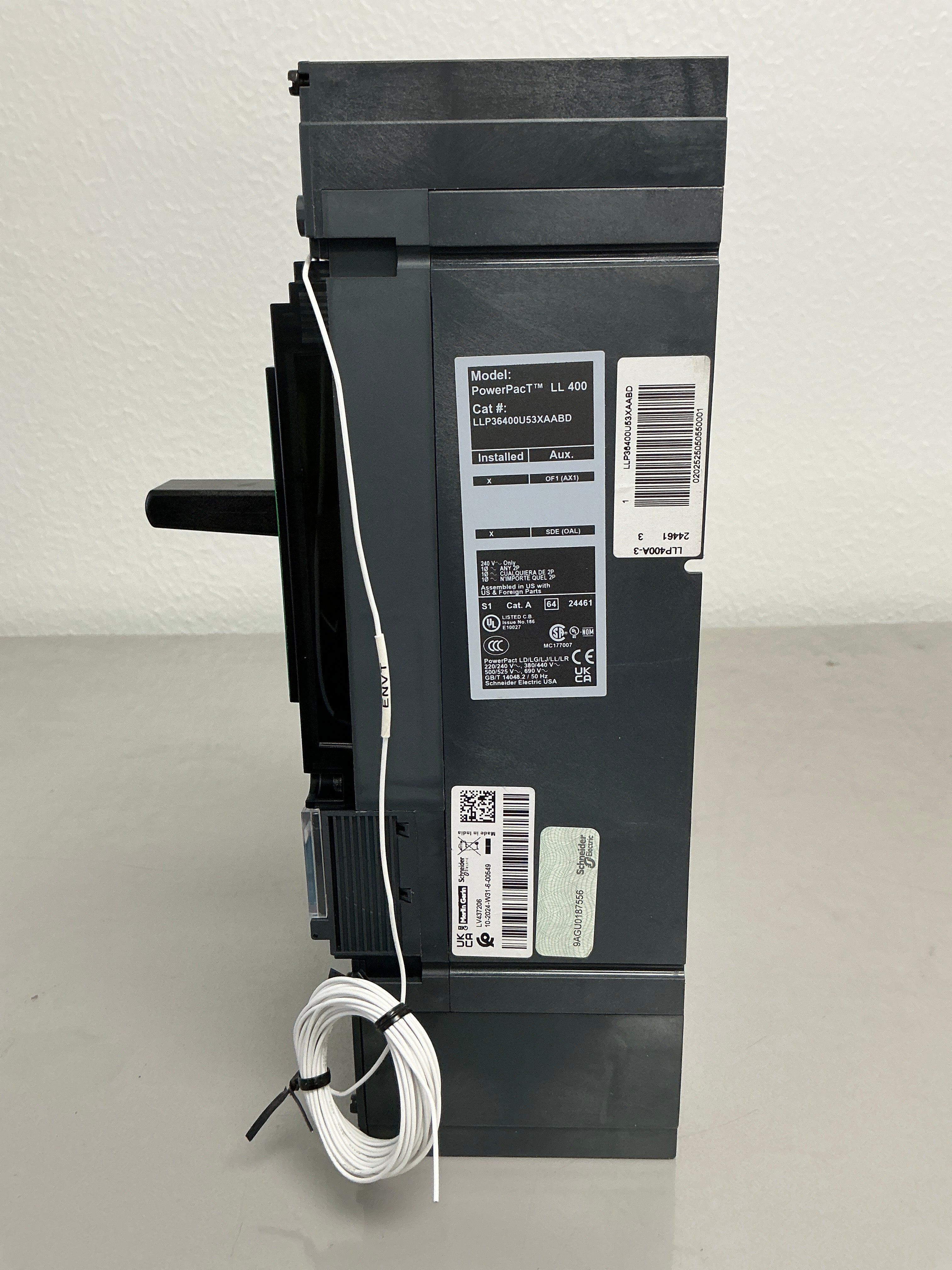 New LLP36400U53XAABD (LLP36400) 3 Pole, 400 Amps, 600 Volts