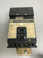 Used Square D FA34100 3 Pole, 100 Amps Circuit Breaker