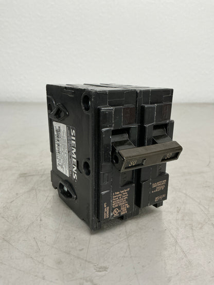 Used Siemens Q230 2 Pole, 30 Amps, 240 Volts
