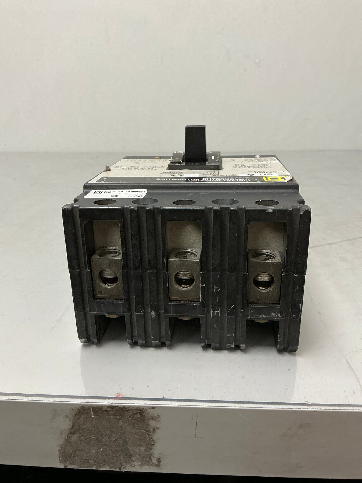 Used Square D FAL34050 3 Pole, 50 Amps, 480 Volts Circuit Breaker