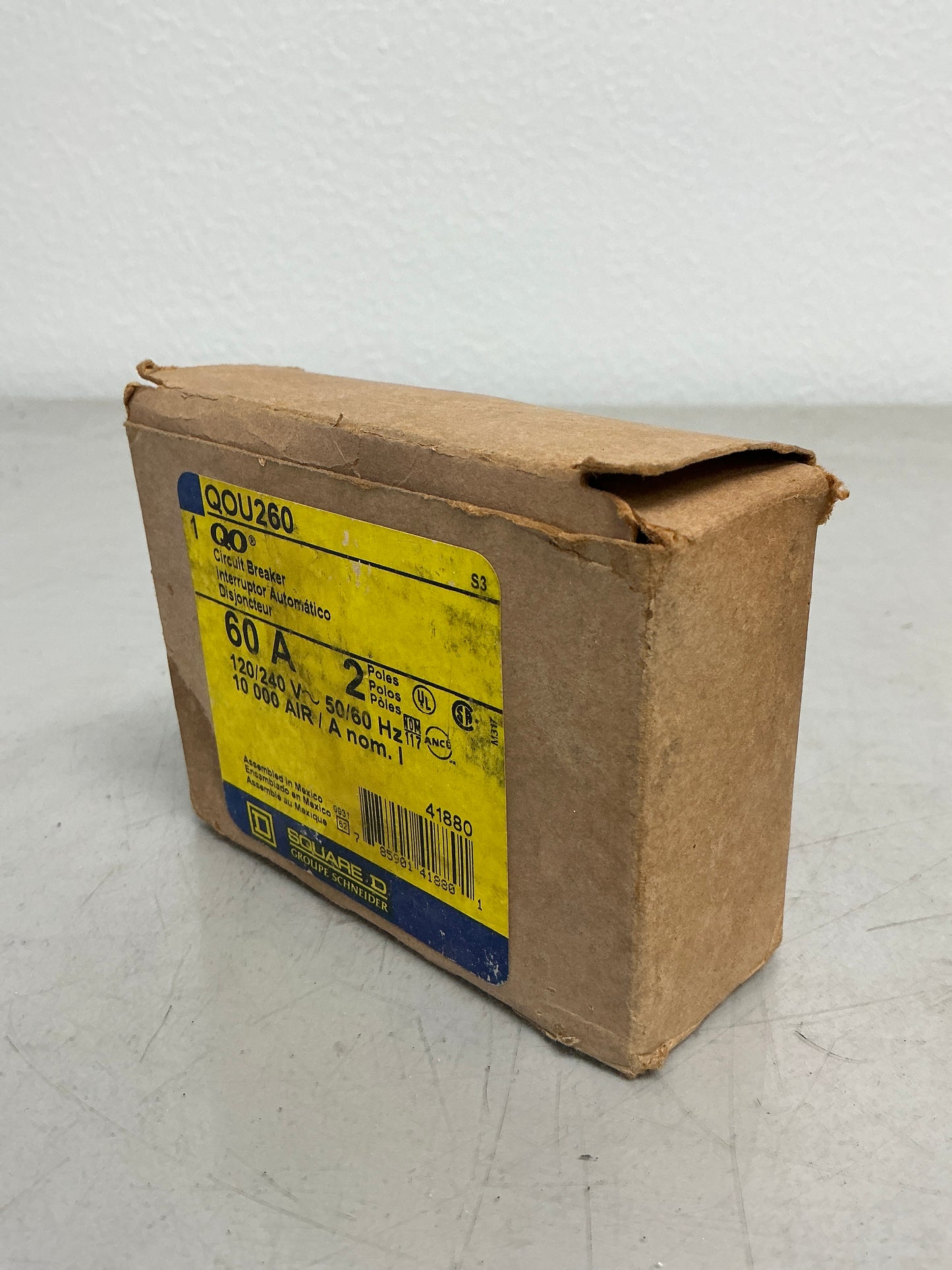 New Square D QOU260 2 Pole, 60 Amps, 240 Volts