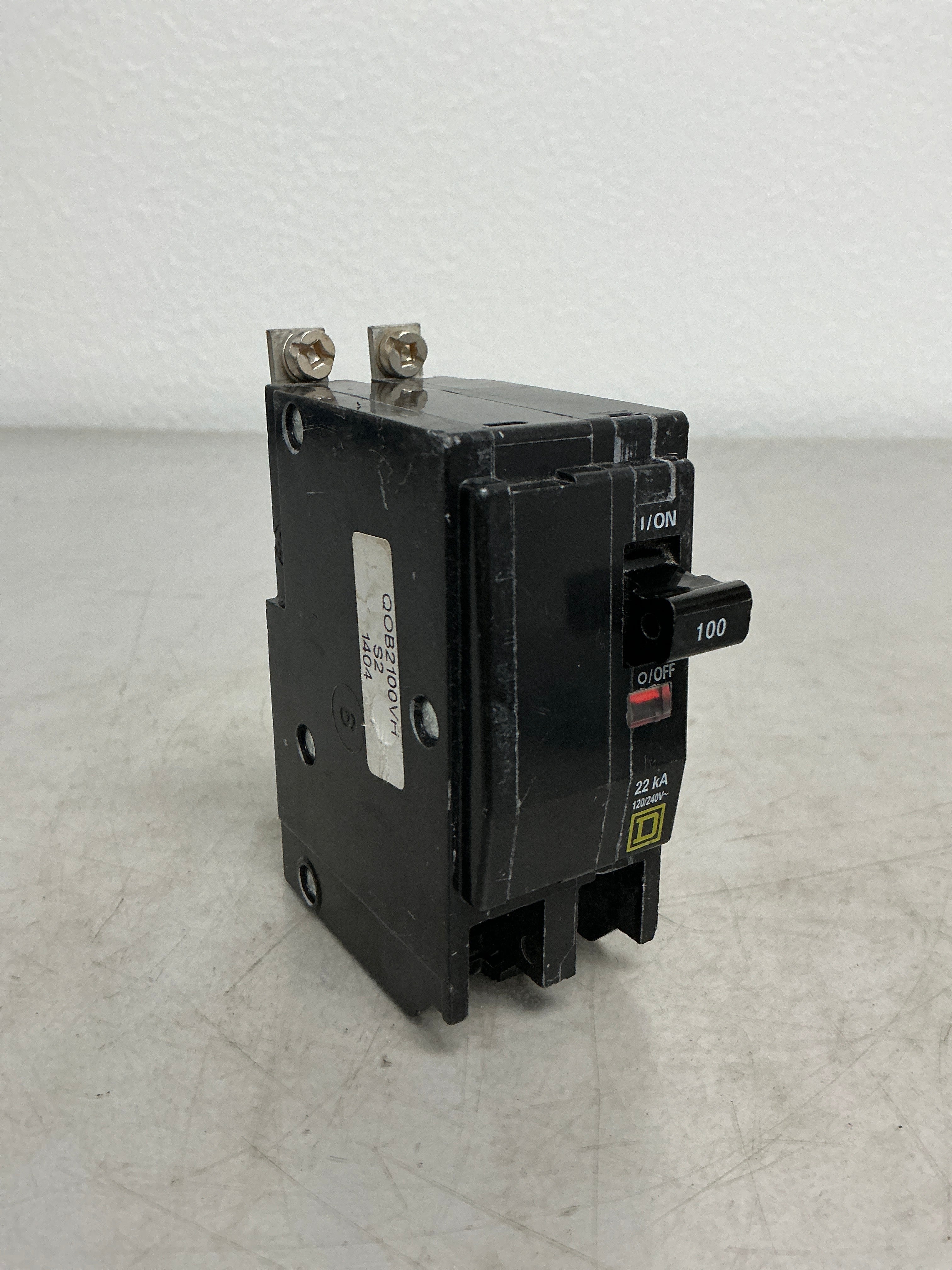 Used Square D QOB2100VH 2 Pole, 100 Amps, 240 Volts