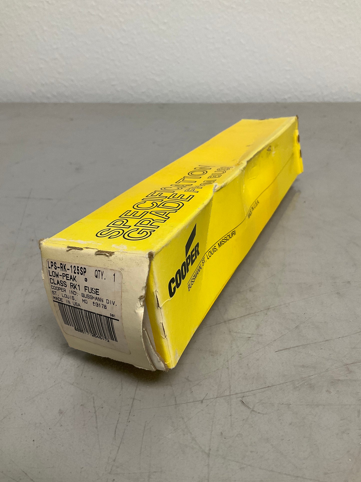 New Bussmann LPS-RK-125SP 125 Amp 600 Volt Fuse