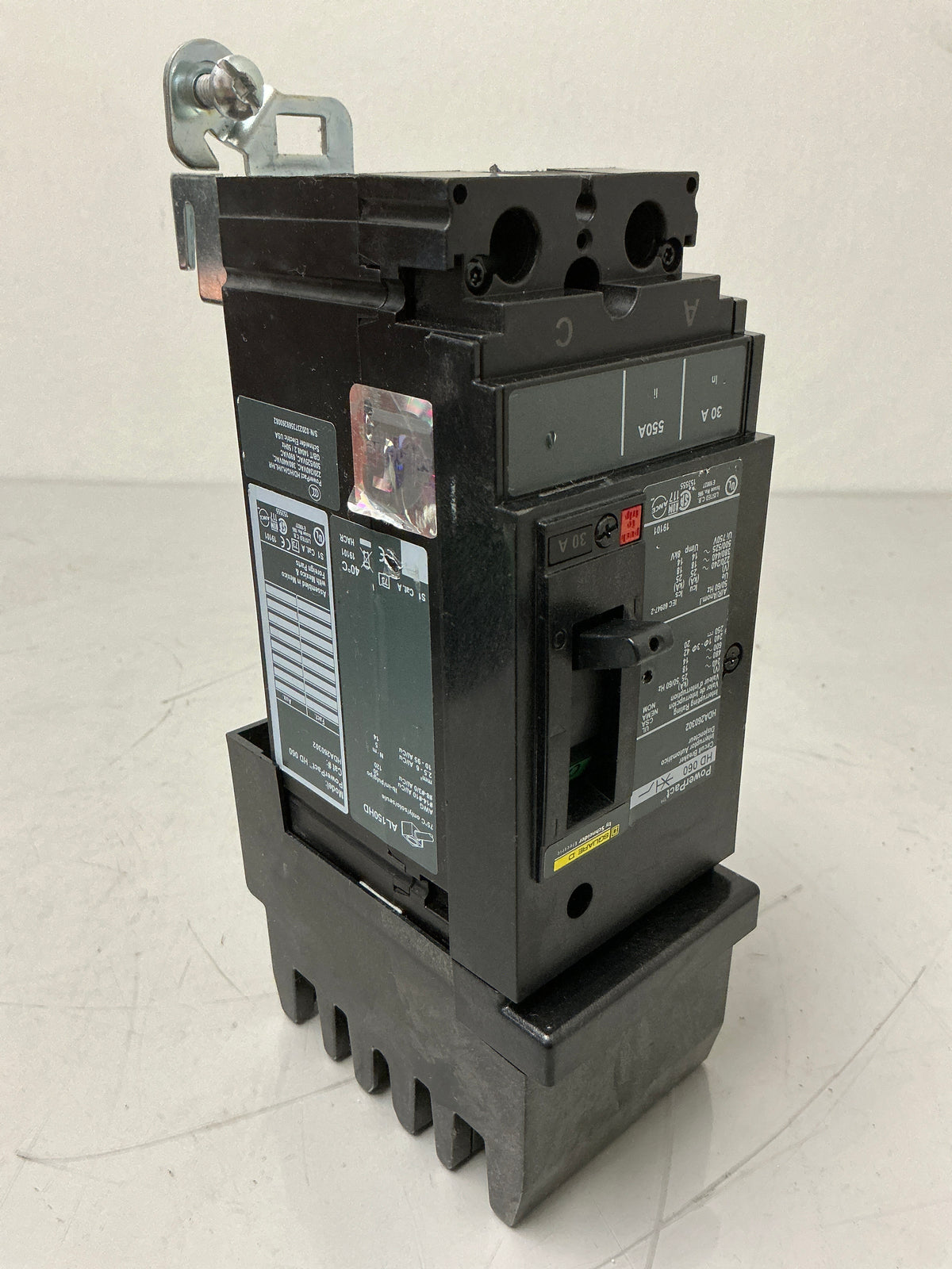 Used Square D HDA260302 2 Pole, 30 Amps, 600 Volts Circuit Breaker