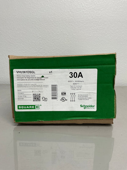 New Square D VHU361DSGL 30 Amps, 600 Volts