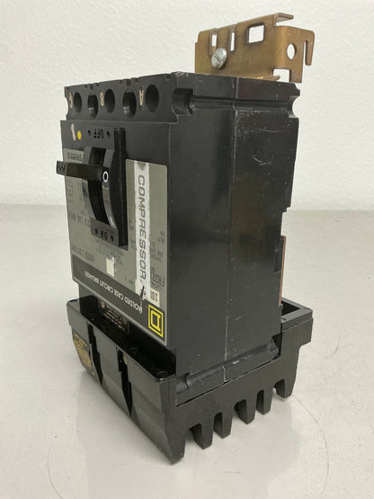 Used Square D FA32100 3 Pole, 100 Amps, 240 Volts