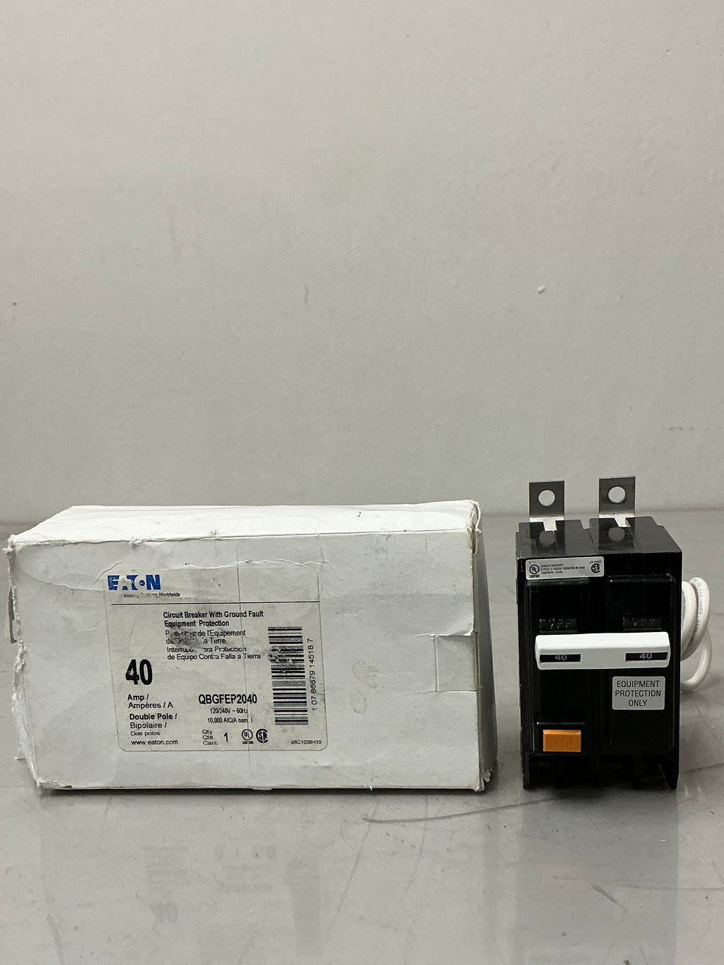 New Eaton QBGFEP2040 2 Pole, 40 Amps, 120 Volts, Circuit Breaker