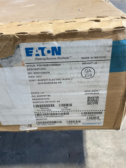 New Eaton PRL3A interior Main Distribution Panel (Interior Only) 480 Volt 100 Amp 3 Phase 3 Wire (item#p16)