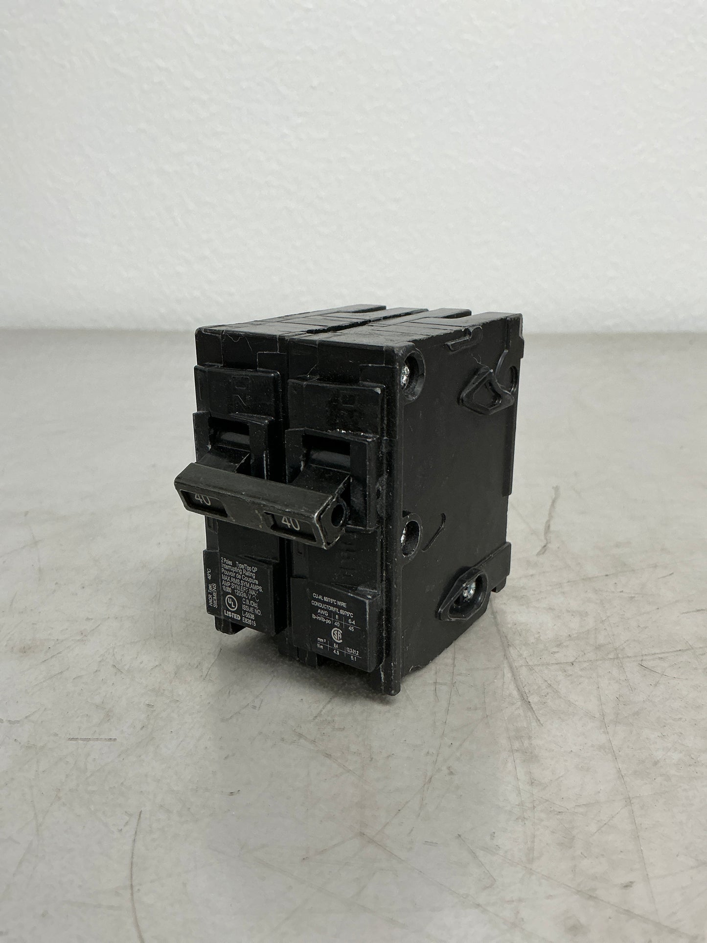 Used Siemens Q240 2 Pole, 40 Amps, 240 Volts