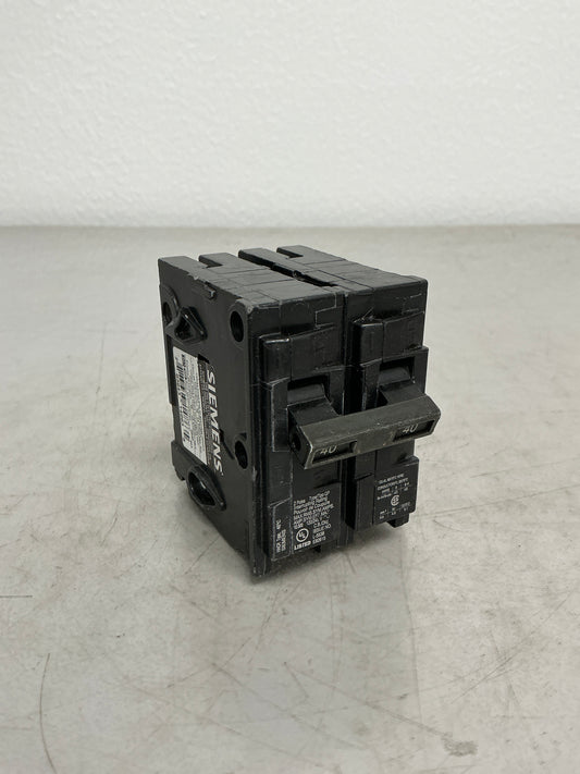 Used Siemens Q240 2 Pole, 40 Amps, 240 Volts