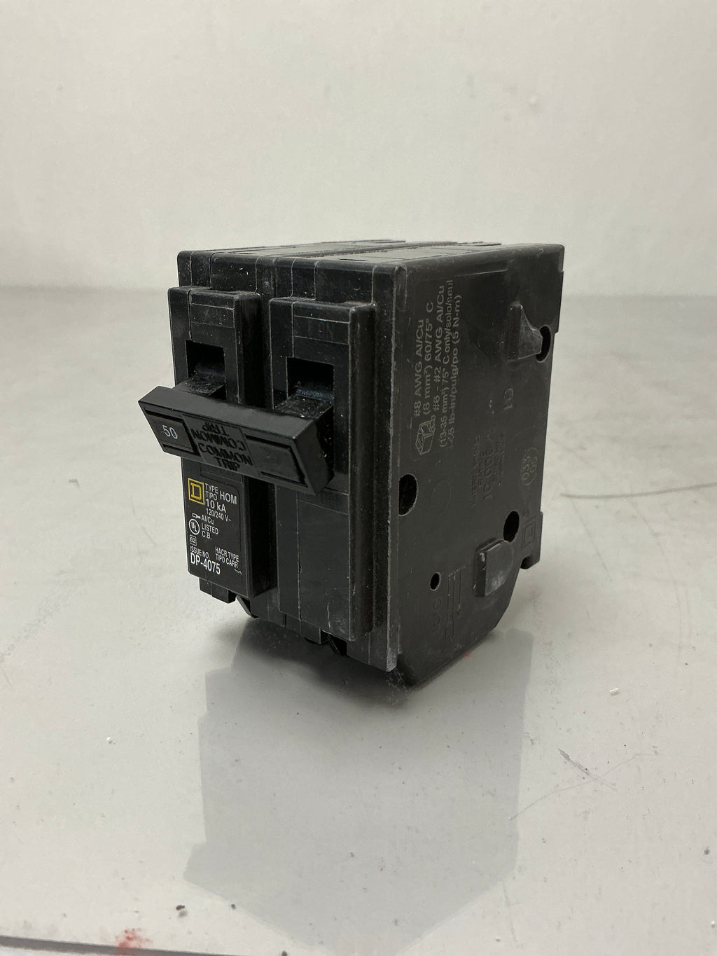 New Square D HOM250 2 Pole, 50 Amps, 240 Volts Circuit Breaker