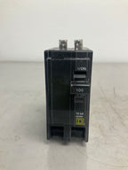Used Square D QOB2100 2 Pole, 100 Amps, 240 Volts