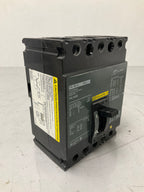 Used Square D FAL34060 3 Pole, 60 Amps, 600 Volts Circuit Breaker