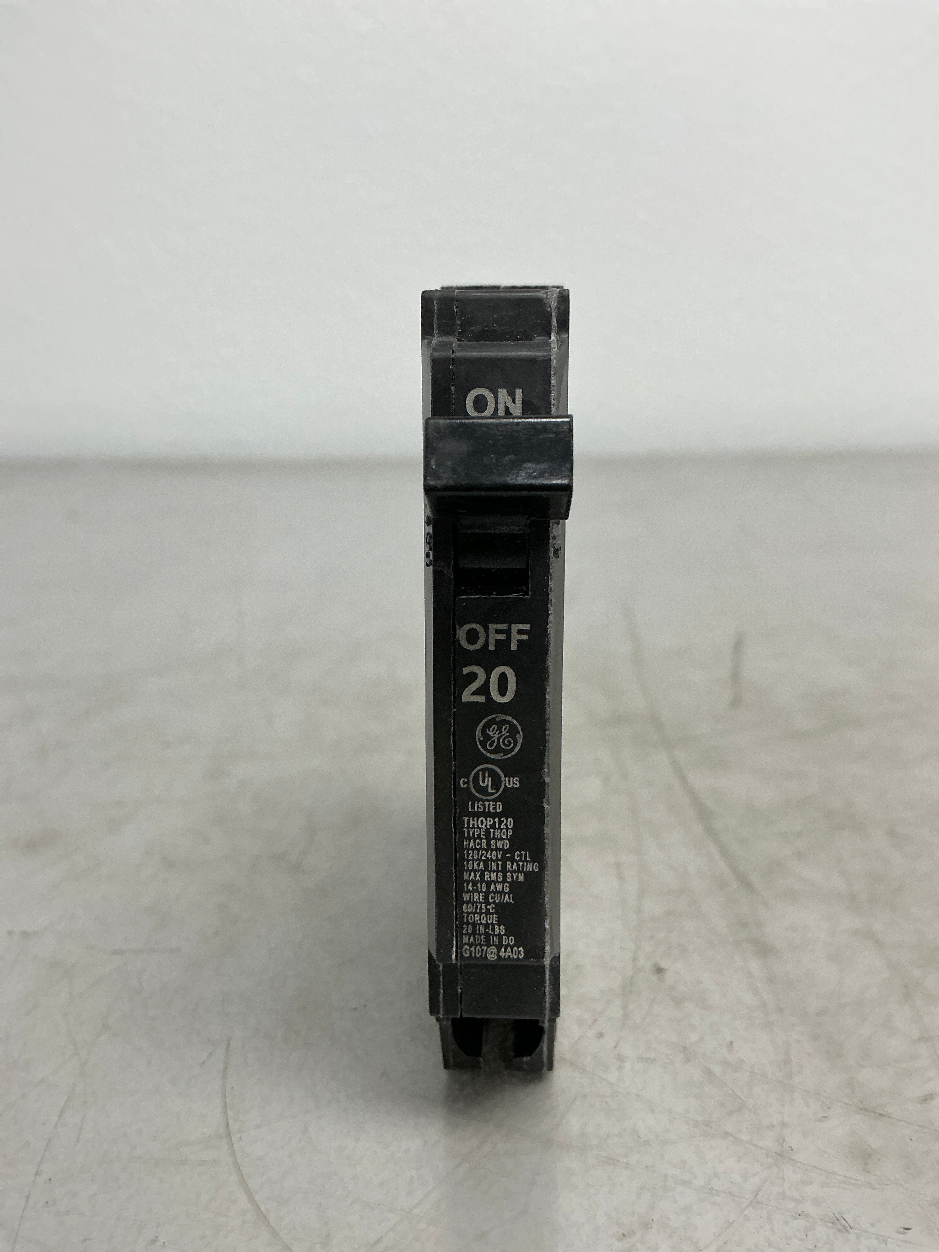 Used THQP120 1 Pole, 20 Amps, 240 Volts