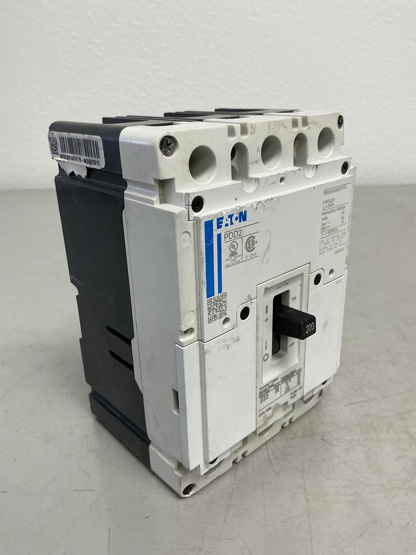 New Eaton PDD23G0200TFFL 3 Poles, 200 Amps