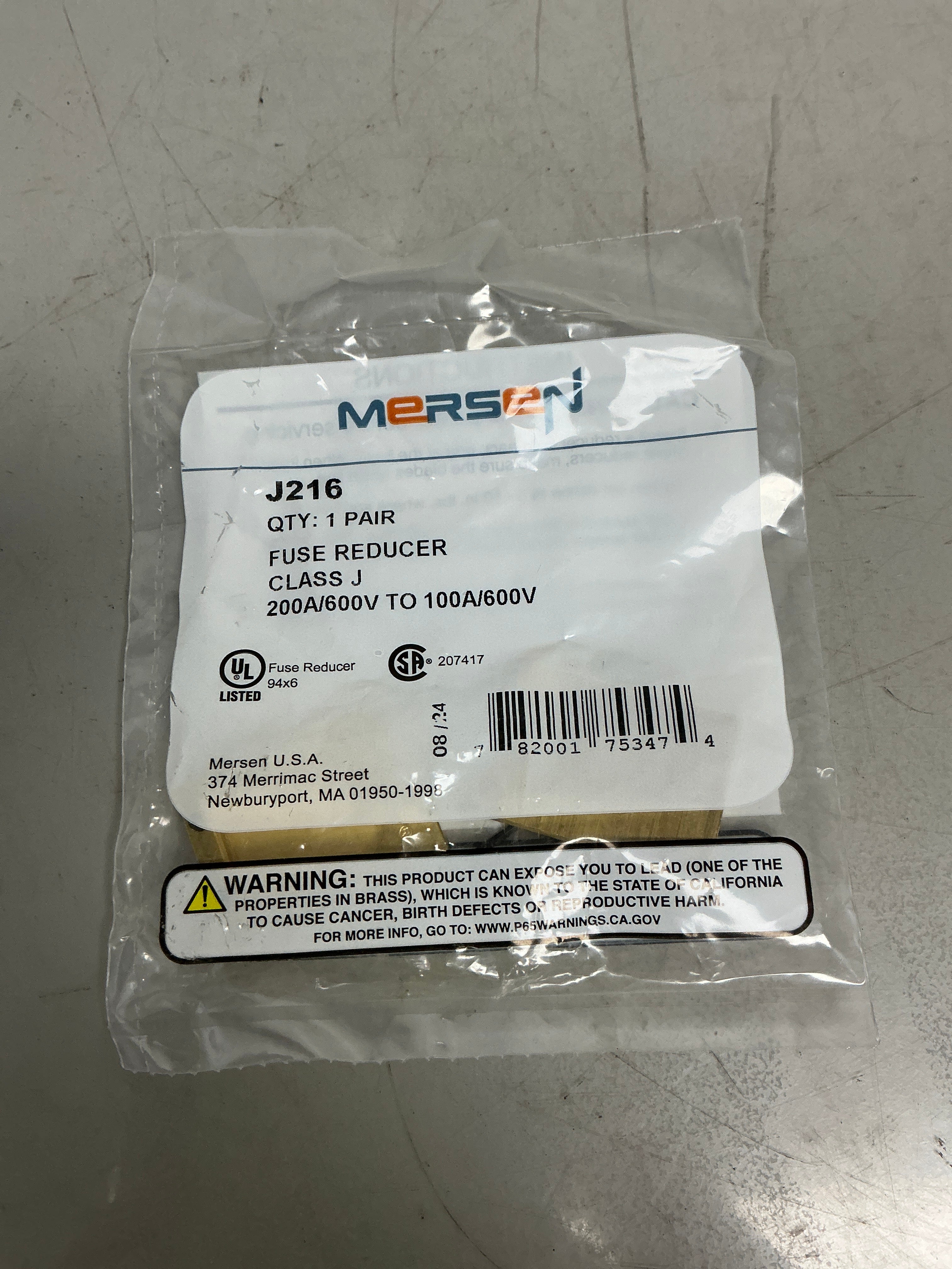 New Fuse Reducer J216 600 Volts