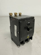 Used Square D QOB380 3 Pole, 80 Amps, 250 Volts