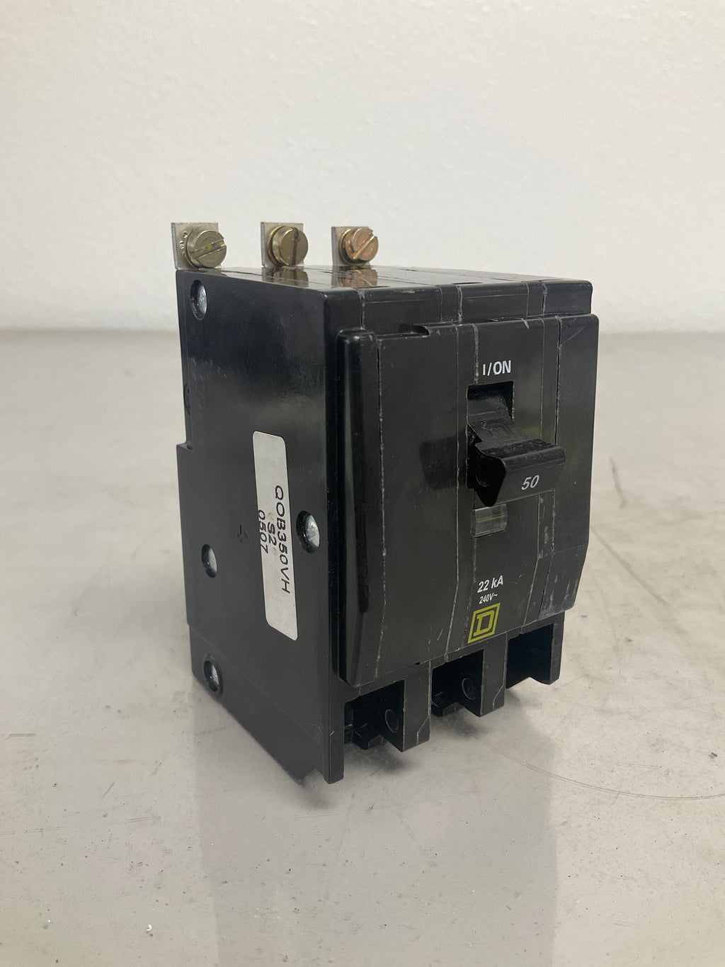 Used Square D QOB350VH 3 Pole, 50 Amps, 240 Volts