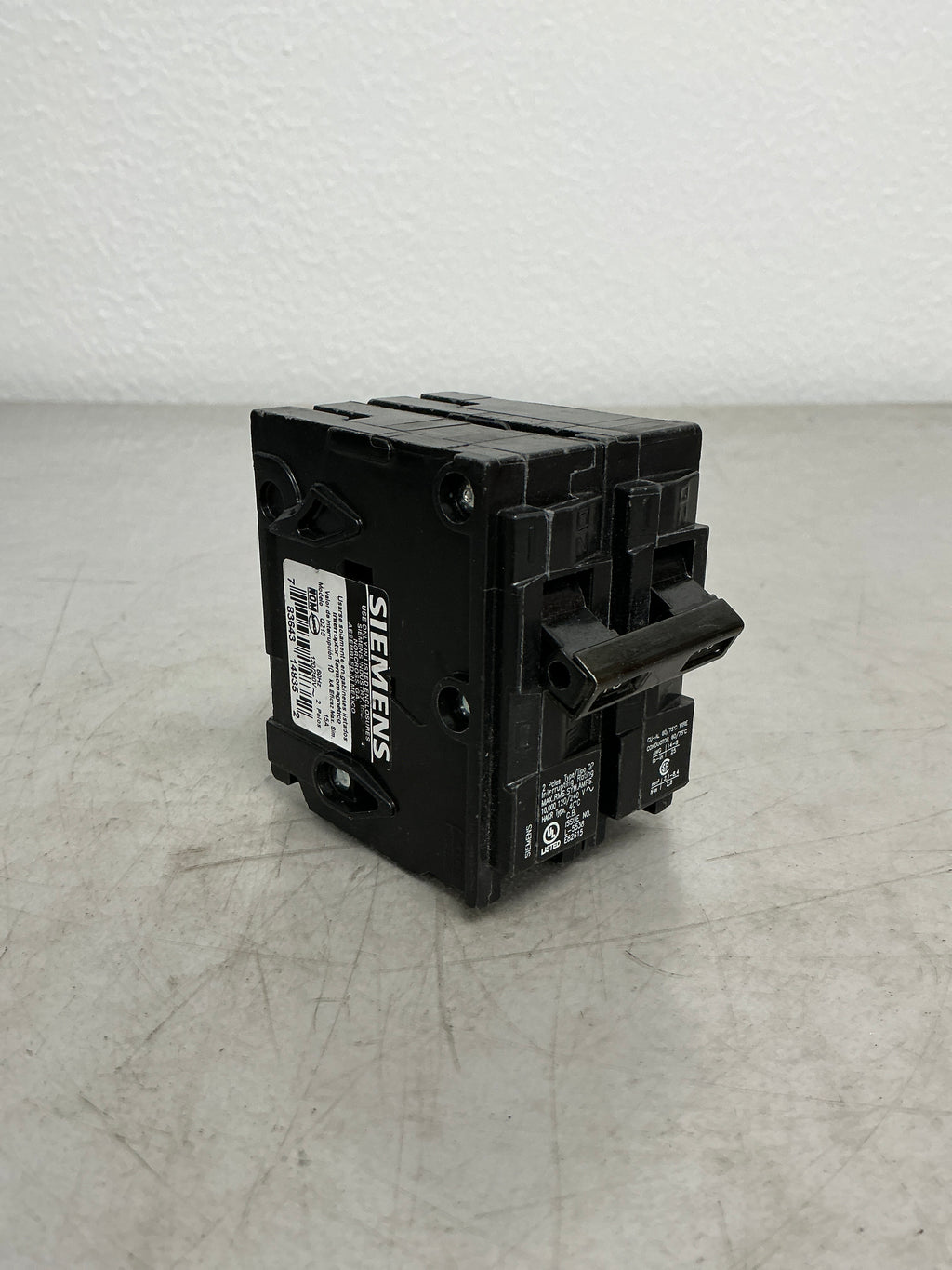 Used Siemens Q215 2 Pole, 15 Amps, 240 Volts