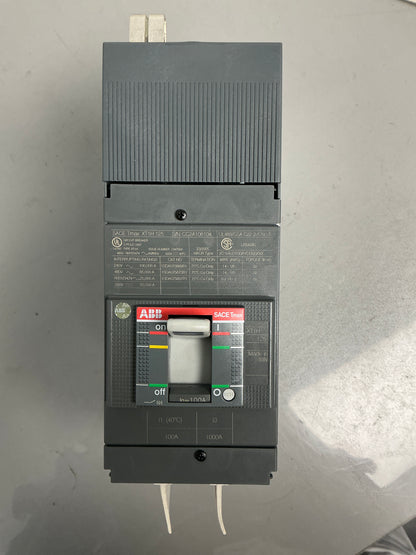 New ABB XT1HU3100AYD000XXX 100 Amps, 3 Poles, Breaker