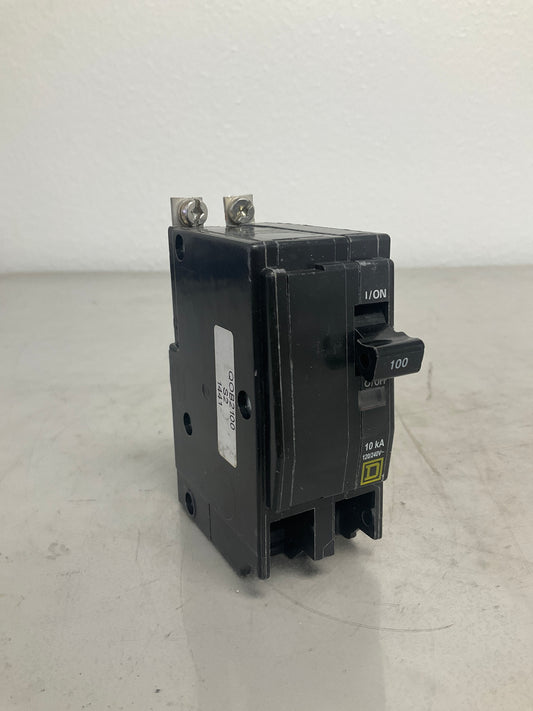 Used Square D QOB2100 2 Pole, 100 Amps, 240 Volts