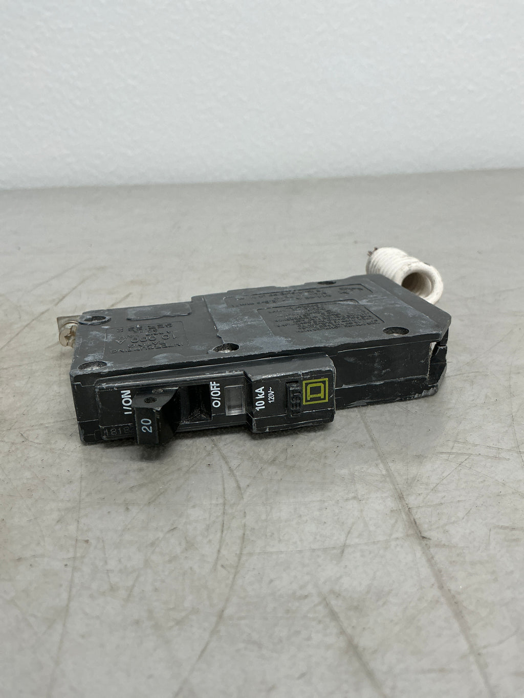 Used Square D QOB120EPD 1 Pole, 20 Amps, 120 Volts Circuit Breaker