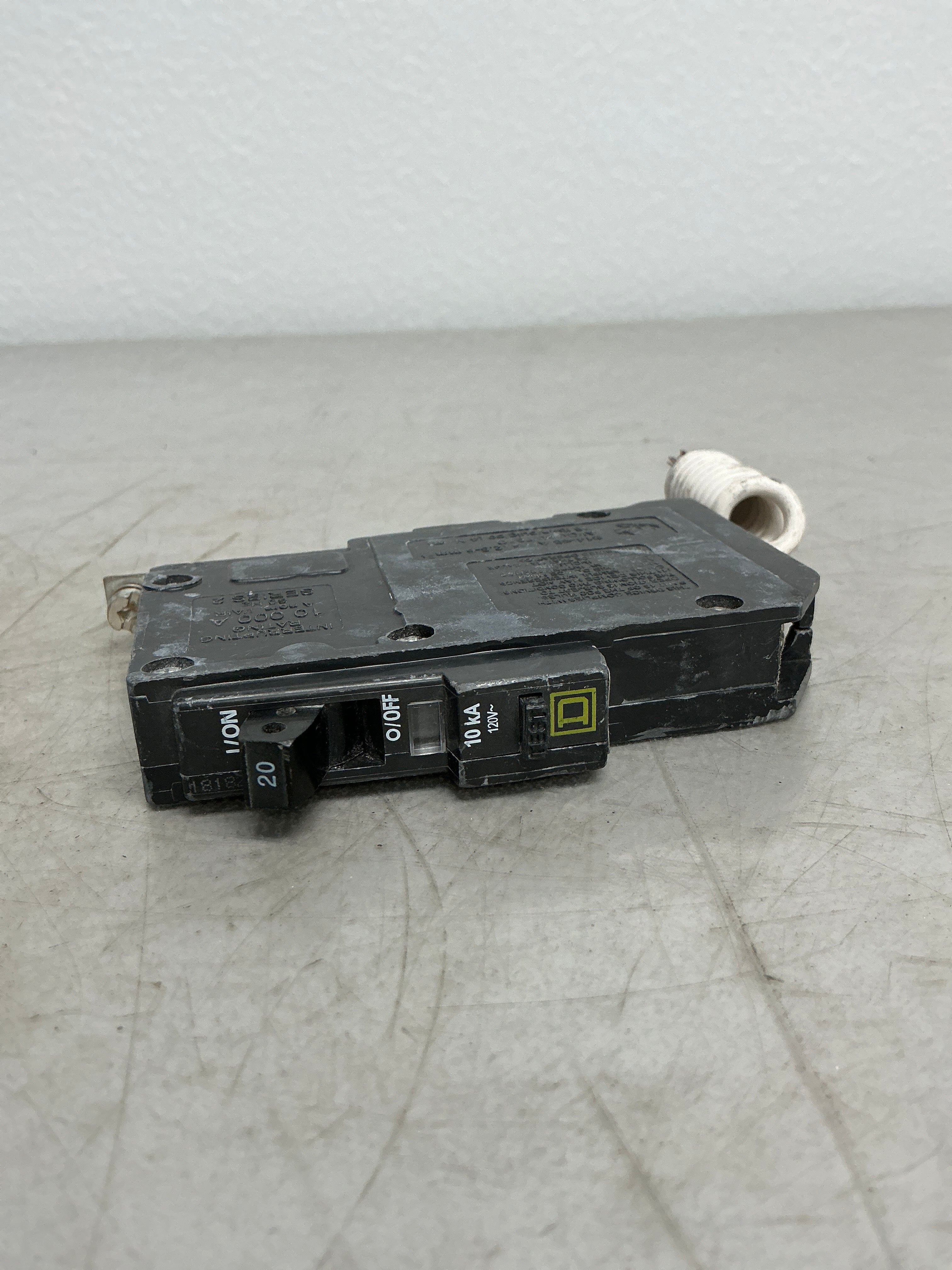 Used Square D QOB120EPD 1 Pole, 20 Amps, 120 Volts Circuit Breaker