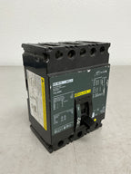 Used Square D FAL36080 3 Pole, 80 Amps Circuit Breaker