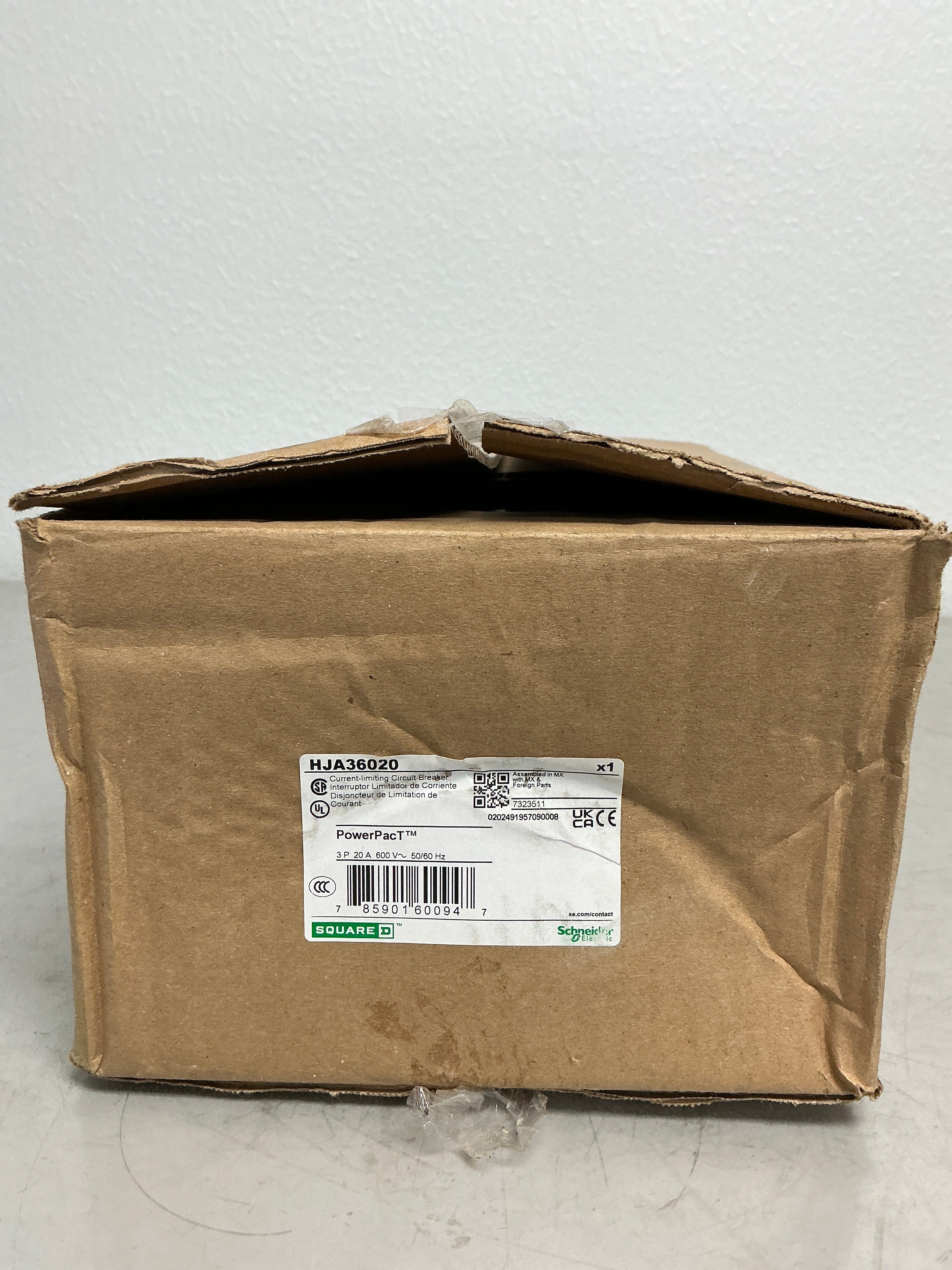 New Square D HJA36020 3 Pole, 20 Amps, 600 Volts