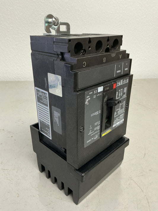 Used Square D HJA36100 3 Pole, 100 Amps, 600 Volts