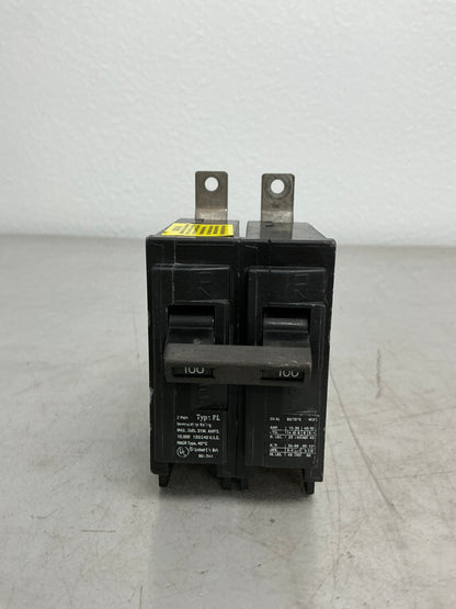 Used B2100 2 Pole, 100 Amps, 240 Volts Circuit Breaker