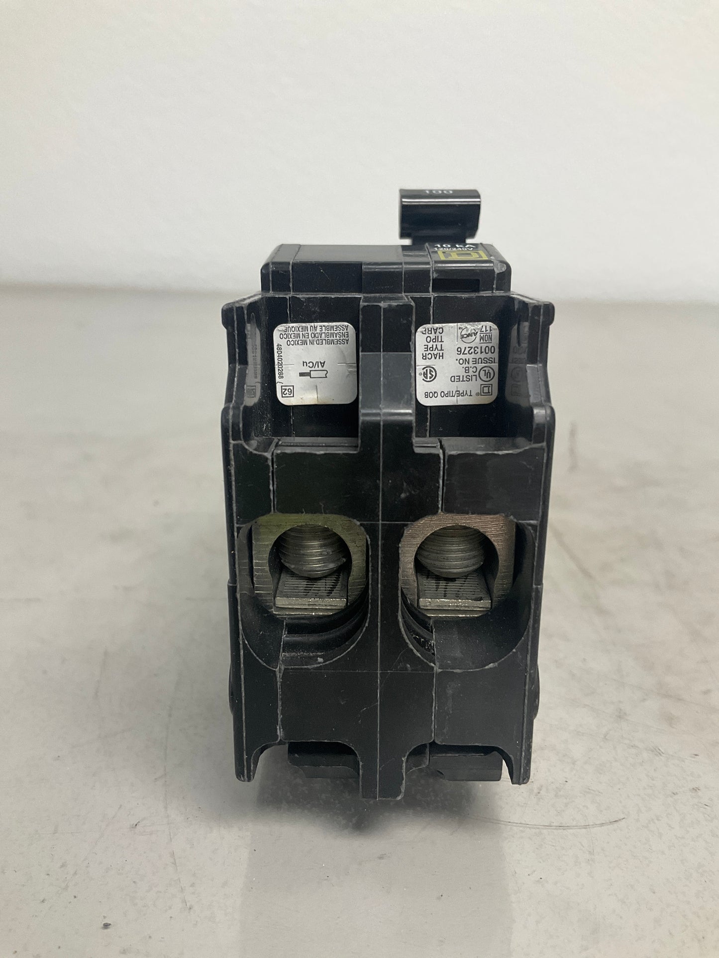 Used Square D QOB2100 2 Pole, 100 Amps, 240 Volts