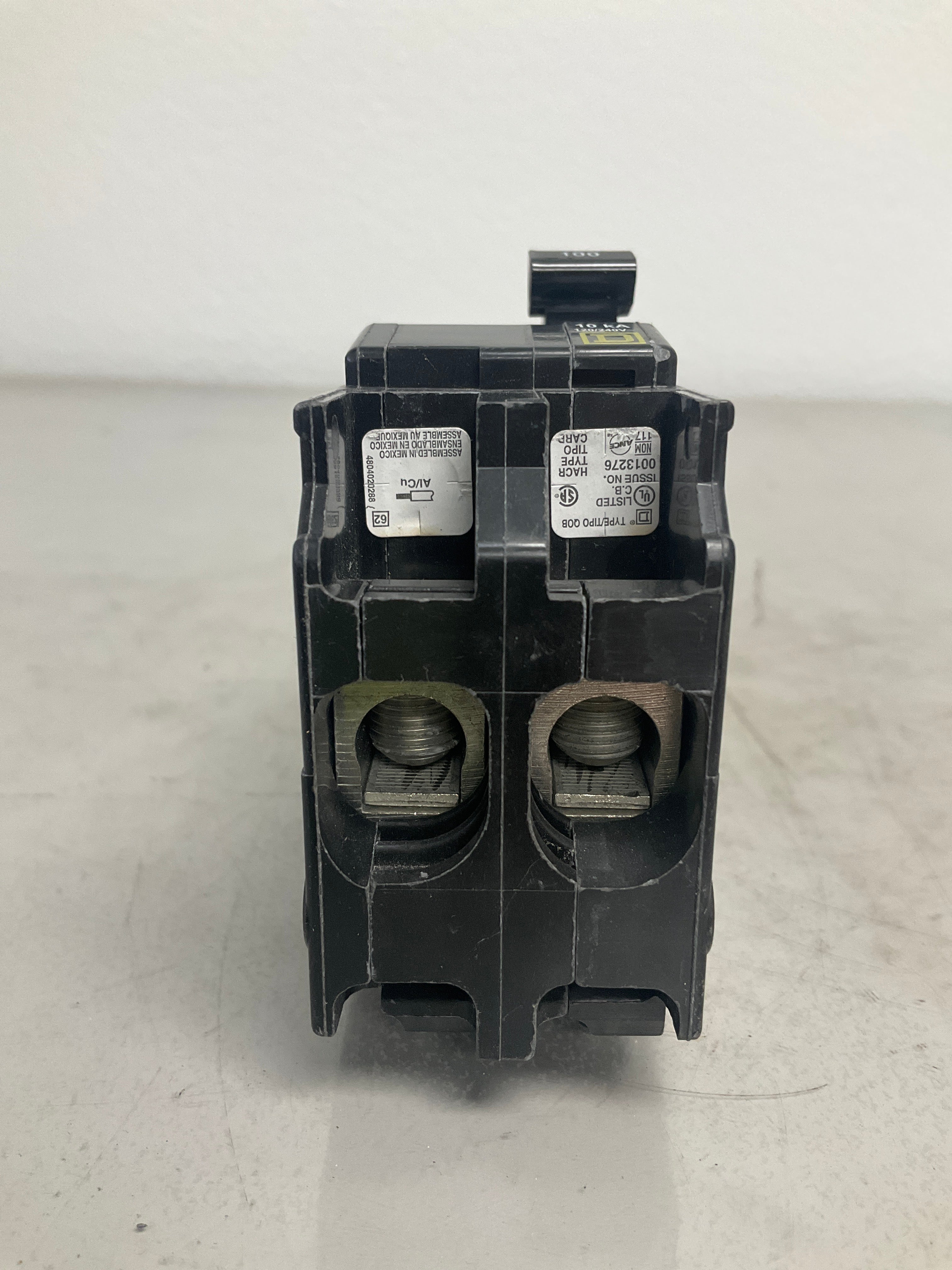 Used Square D QOB2100 2 Pole, 100 Amps, 240 Volts