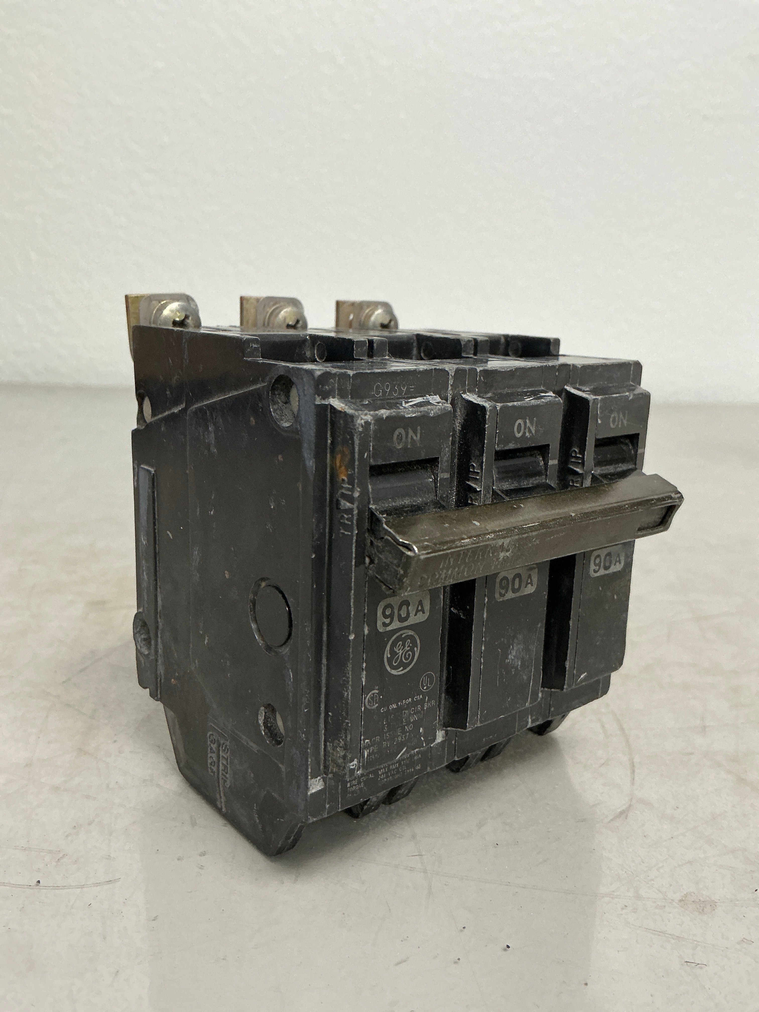 Used THQB32090 3 Pole, 90 Amps, 240 Volts