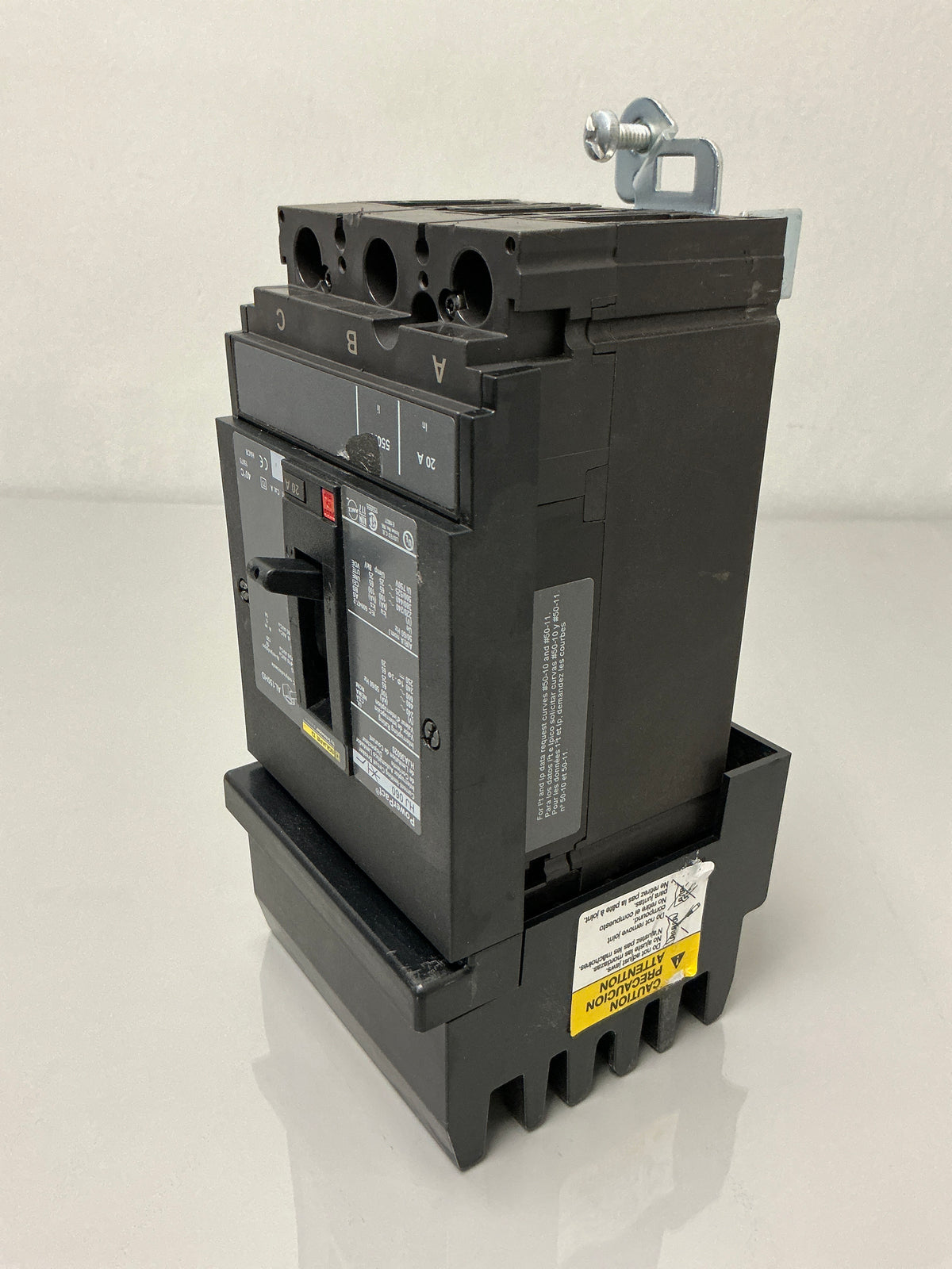 New Square D HJA36020 3 Pole, 20 Amps, 600 Volts Circuit Breaker