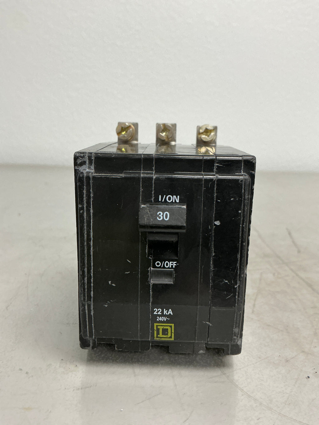 Used Square D QOB330VH 3 Pole, 30 Amps, 240 Volts