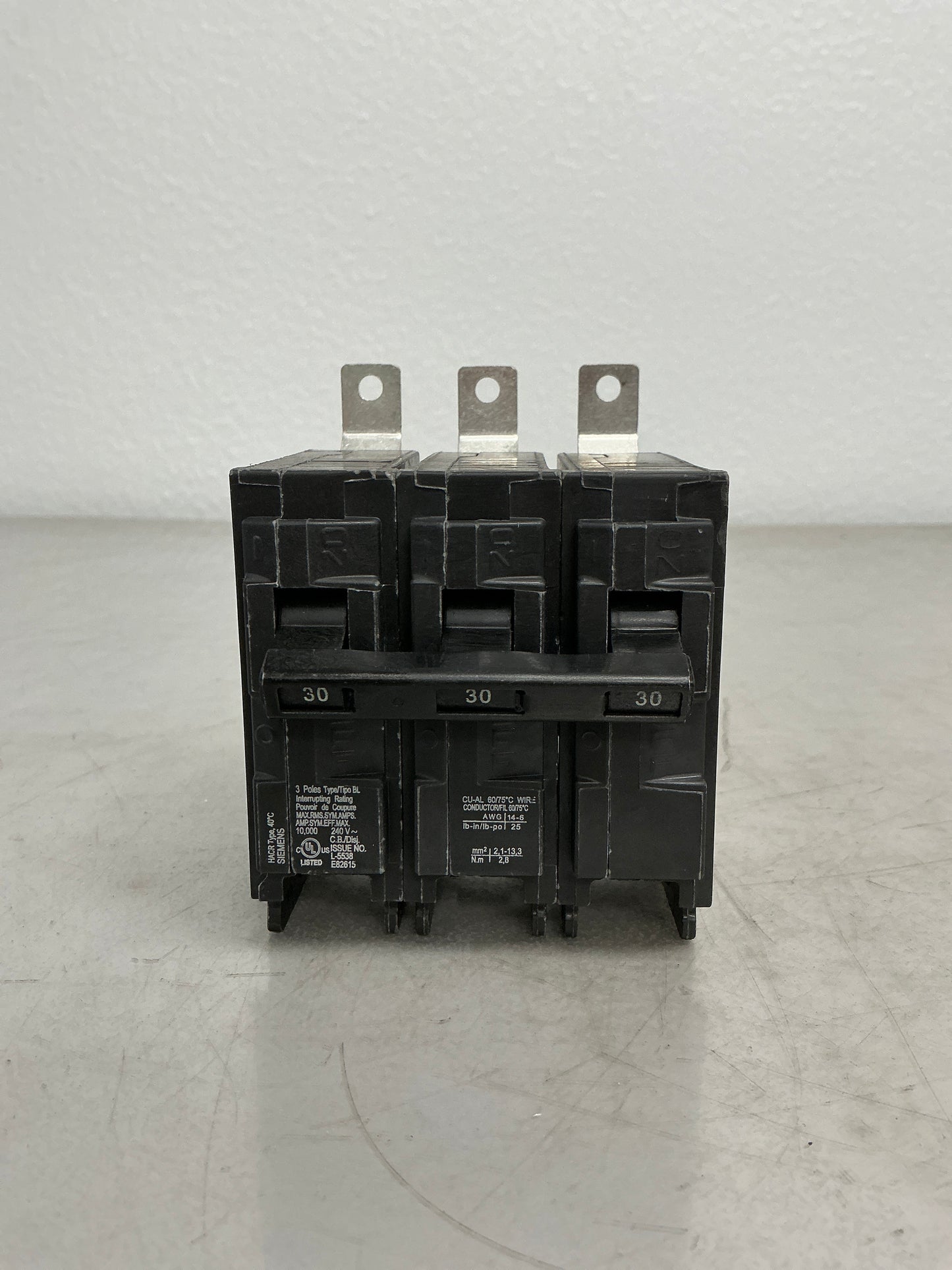 New Siemens B330 3 Pole, 30 Amps, 240 Volts