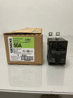 New Siemens B250 2 Pole, 50 Amps, 240 Volts Circuit Breaker