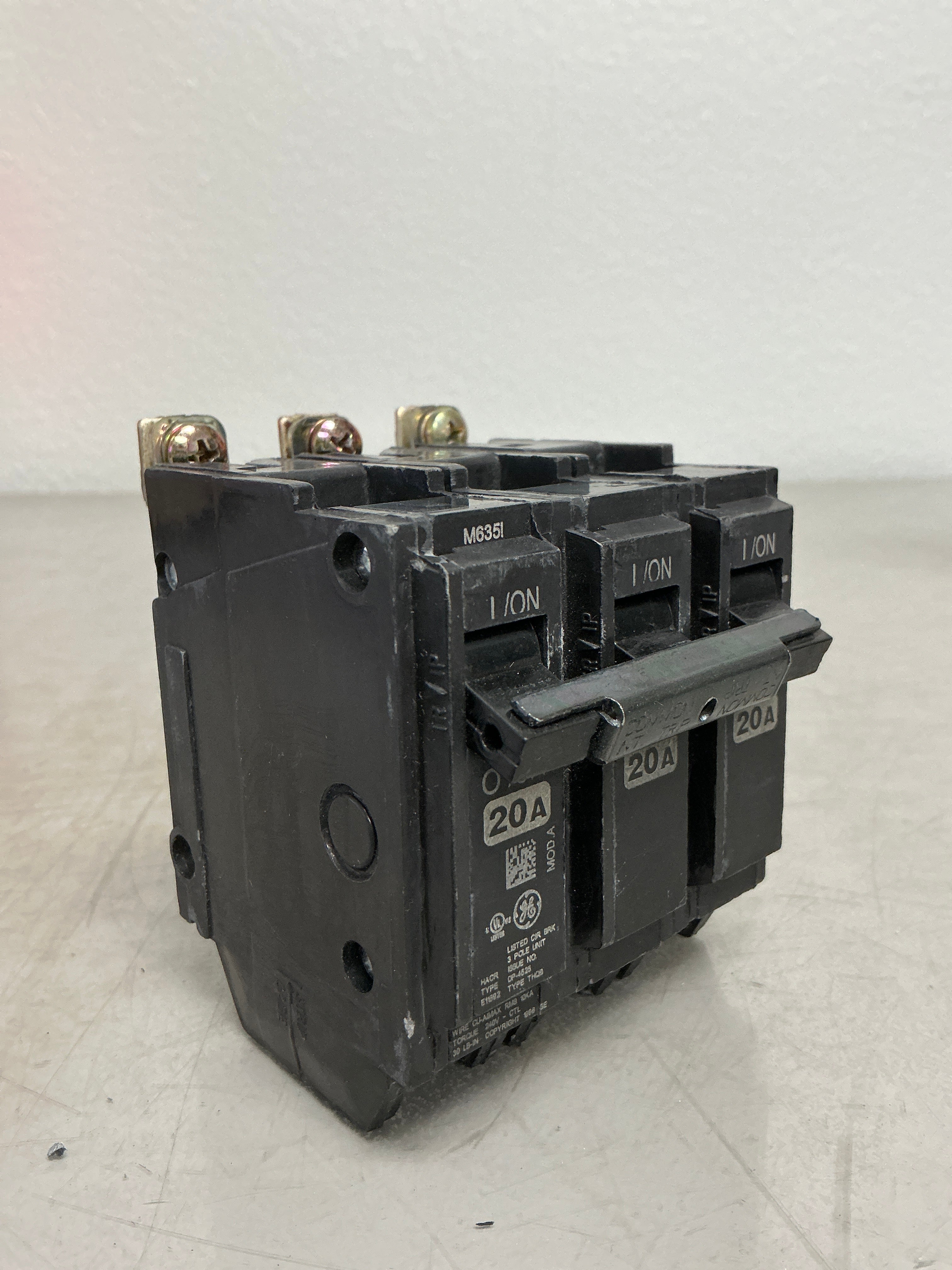 Used THQB32020 3 Pole, 20 Amps, 240 Volts