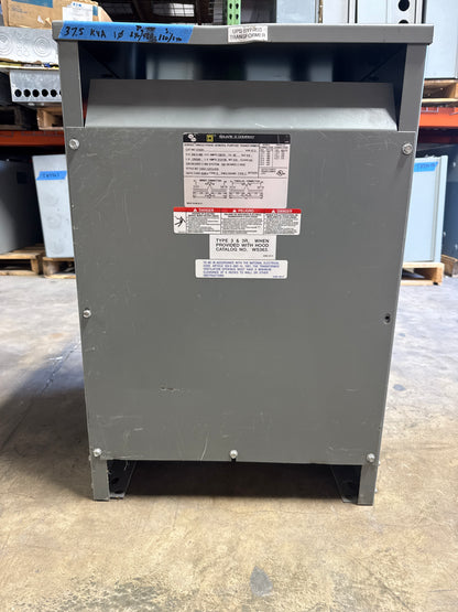 37.5 KVA Transformer, Primary 480, Seconday 120/240 Volts  1 Phase (item#t6)
