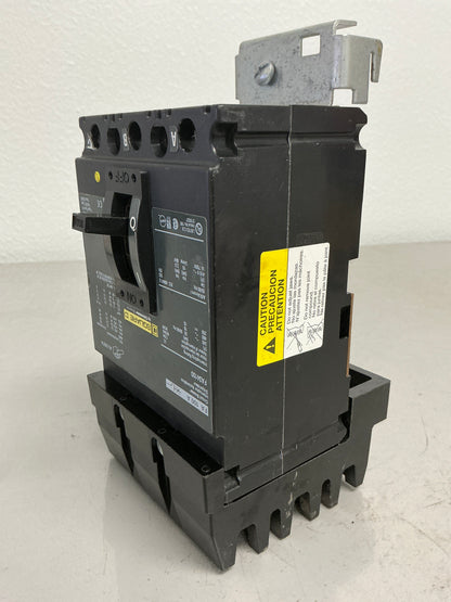 Used Square D FA34100 3 Pole, 100 Amps, 480 Volt