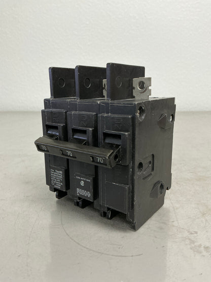 Used Siemens BQ3B070 3 Pole, 70 Amps, 240 volts