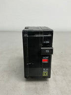 Used Square D QO215 2 Pole, 15 Amps, 240 Volts