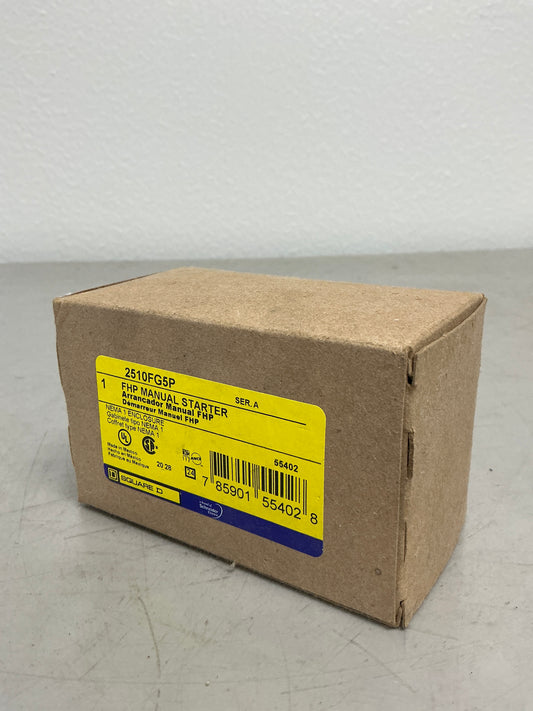 New Square D 2510FG5P Manual Starter