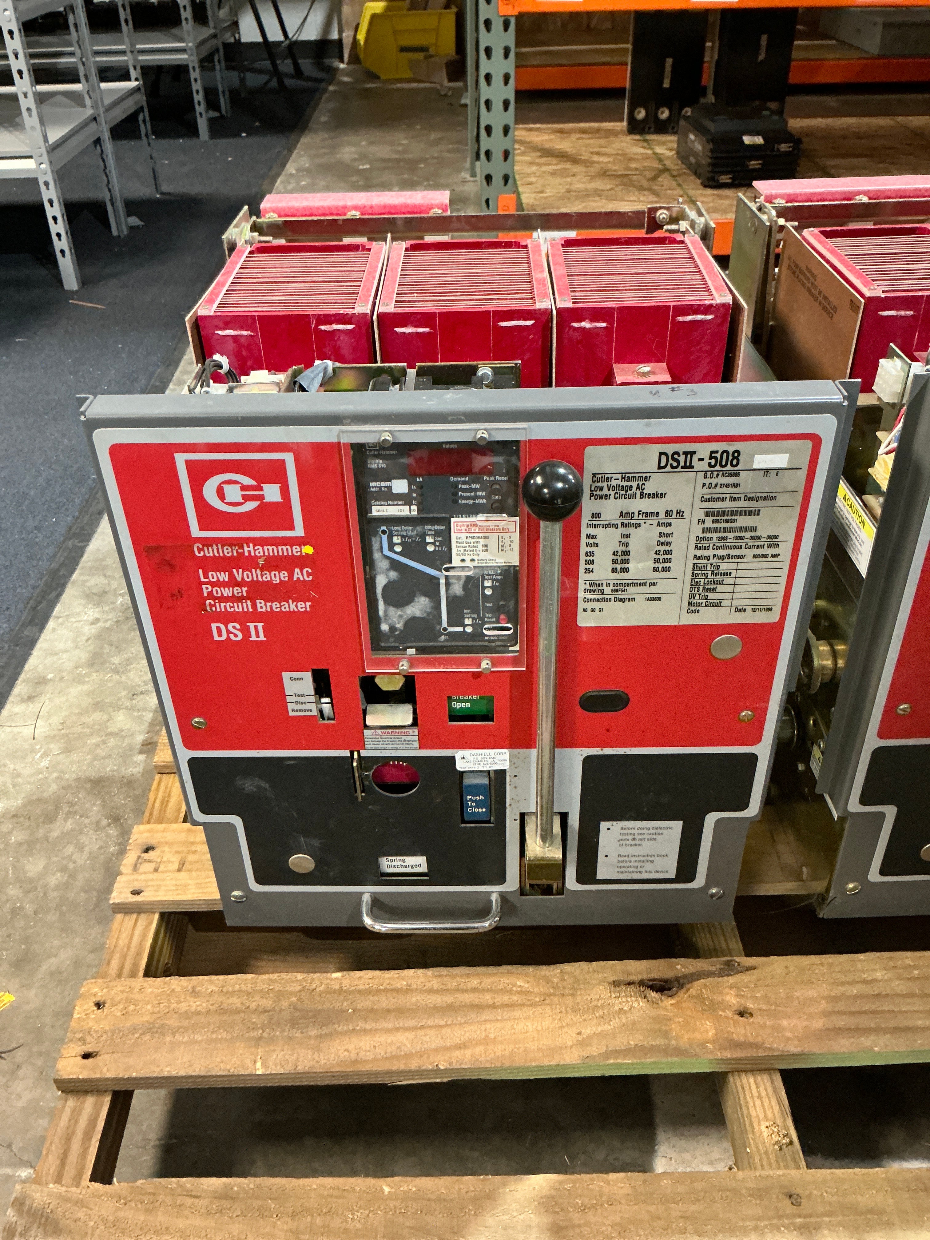 Used Cutler Hammer DS II - 508 Breaker