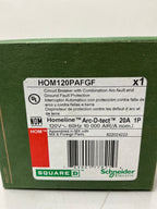 New Square D HOM120PAFGF 1 Pole, 20 Amps, 120 Volts Circuit Breaker