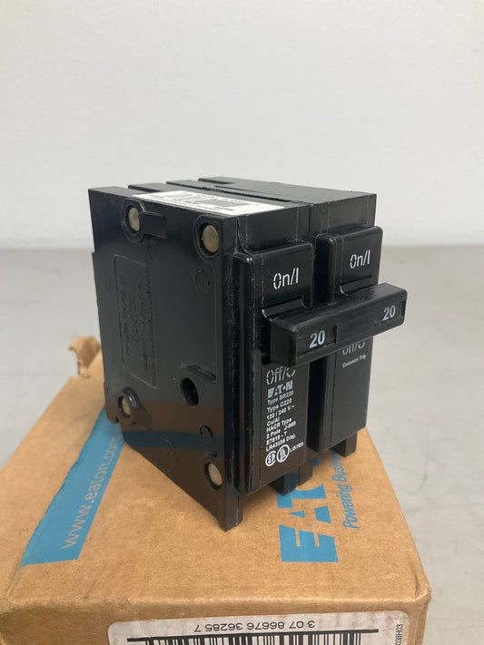 New Eaton BR220 2 Poles, 20 Amps, 240 Volts